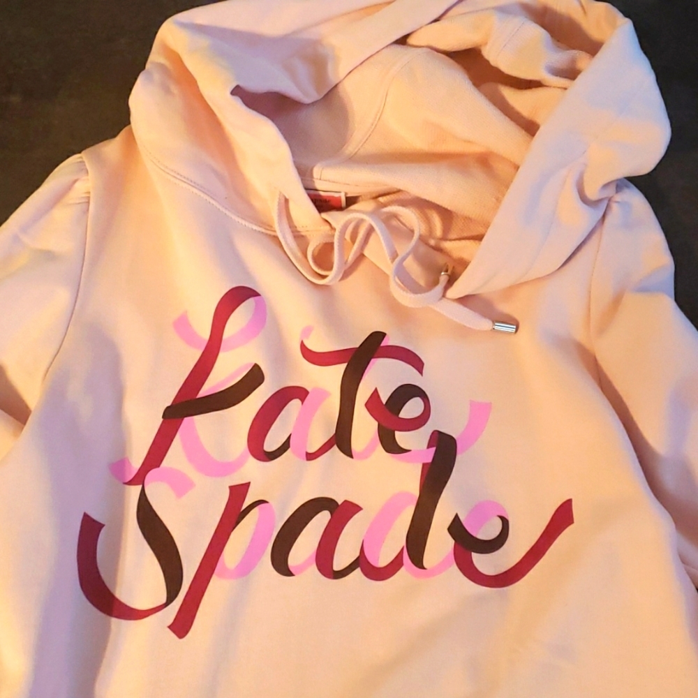 Brand new pink Kate Spade hoodie NEW  without tags (never worn)